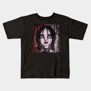 Vampire at My Door (Color Version) Kids T-Shirt